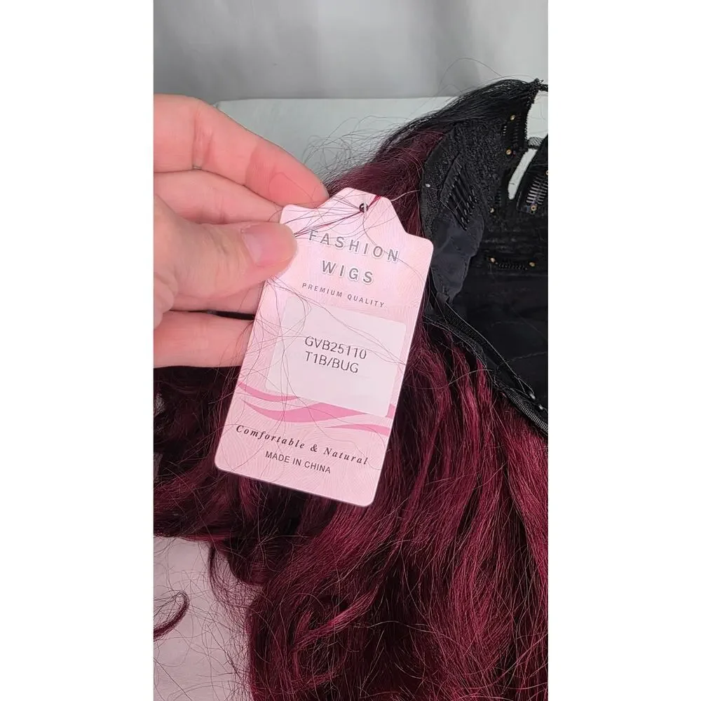 Curly V Part Wig 18